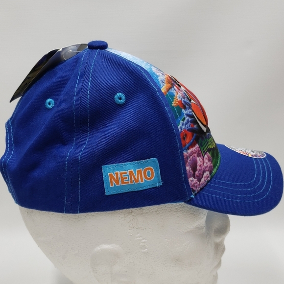 New Finding Dory Nemo Blue Cap 3D Disney Pixar Kids Snapback Hat - Picture 7 of 12